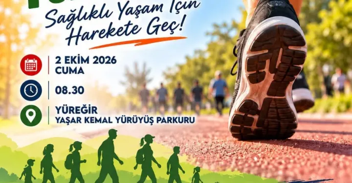 Sağlıklı Bir Adana İçin Yürüyoruz! Adana İl Sağlık Müdürlüğü’nden Dev Etkinlik