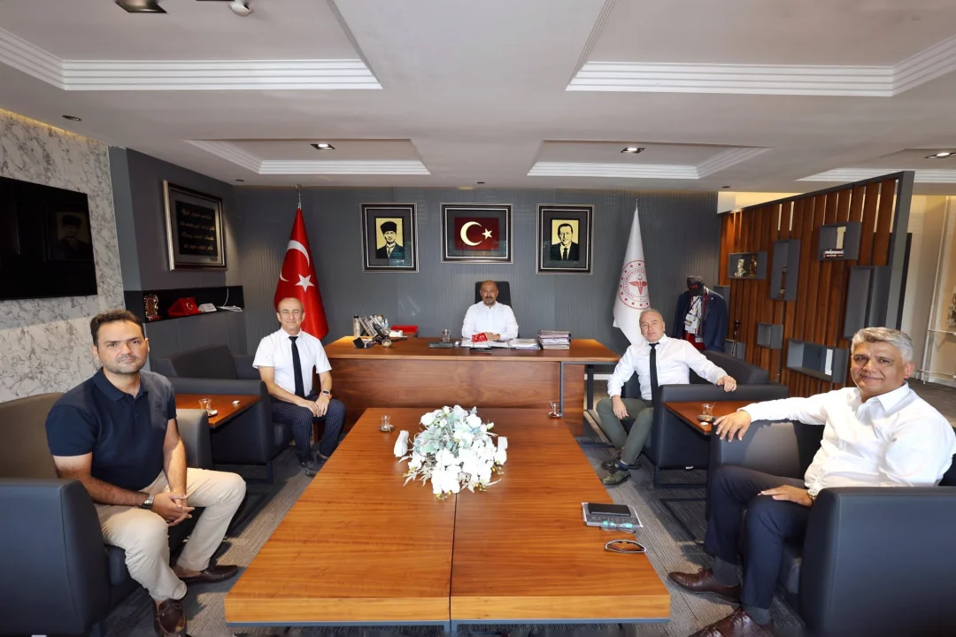 Prof. Dr. Ahmet Sebe Ve Yönetimi İl Sağlık Müdürü Nacar’ı Ziyaret Etti