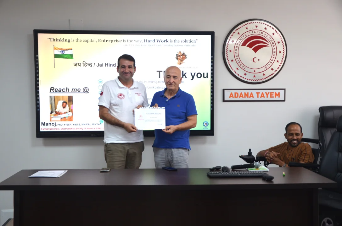 TAYEM Müdürü Dr. Bülent Ayhan’dan Dr. Patel Ve Prof. Dr. Ali Bayat’a Teşekkür