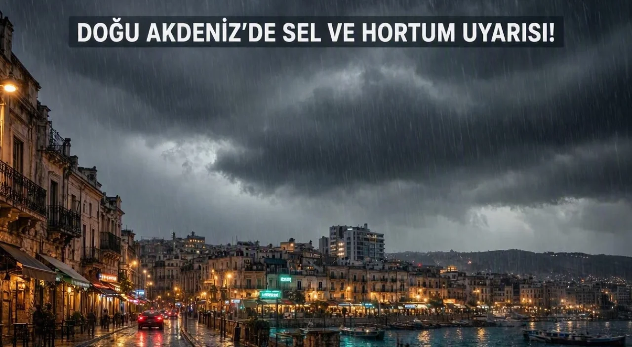 Meteoroloji'den Doğu Akdeniz İçin Kritik Uyarı: Yarın Kuvvetli Yağış Geliyor!