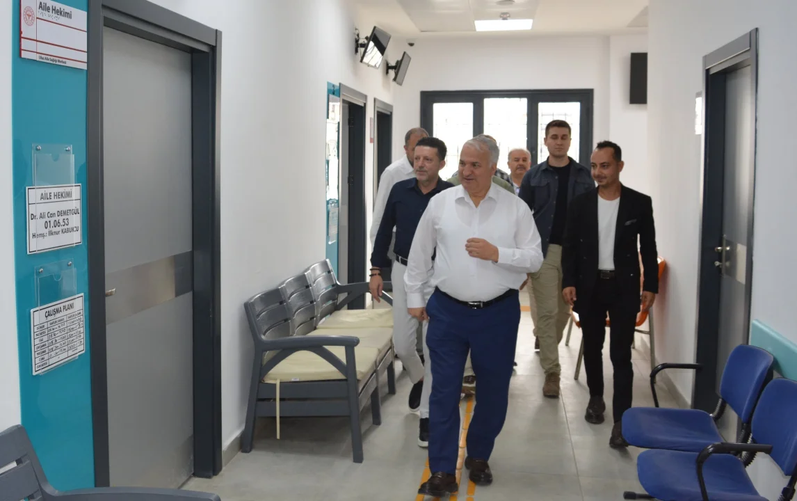Kaymakam Ramazan Kurtyemez Ulus Mahallesi Aile Sağlığı Merkezi’ni İnceledi