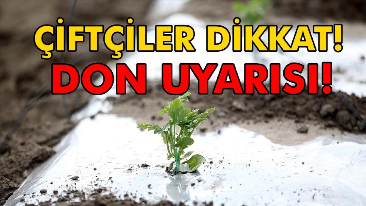 Adana’da 21-24 Şubat Arasında Don Bekleniyor: Üreticilere Kritik Tavsiyeler