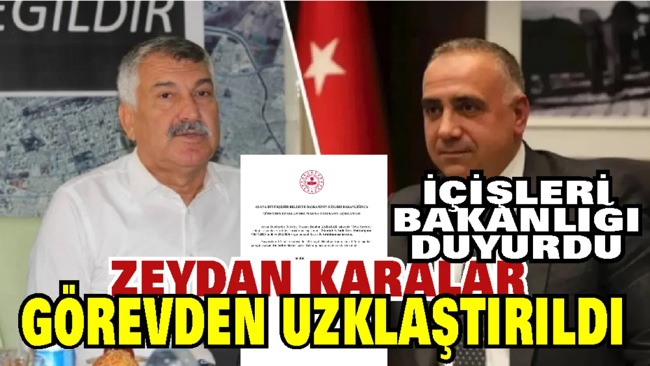 Karalar ve Şahin tutuklandı, İçişleri Bakanlığı görevden el çektirdi