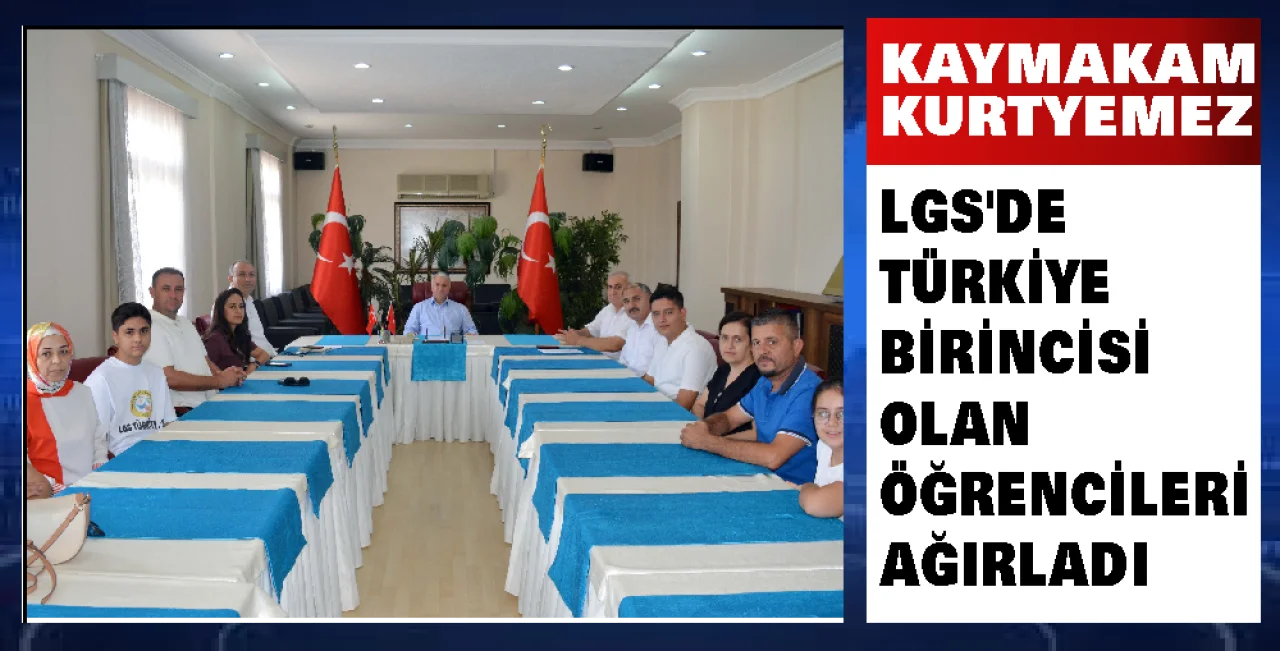 Kaymakam Kurtyemez’ten LGS Şampiyonlarına Ödül ve Tebrik