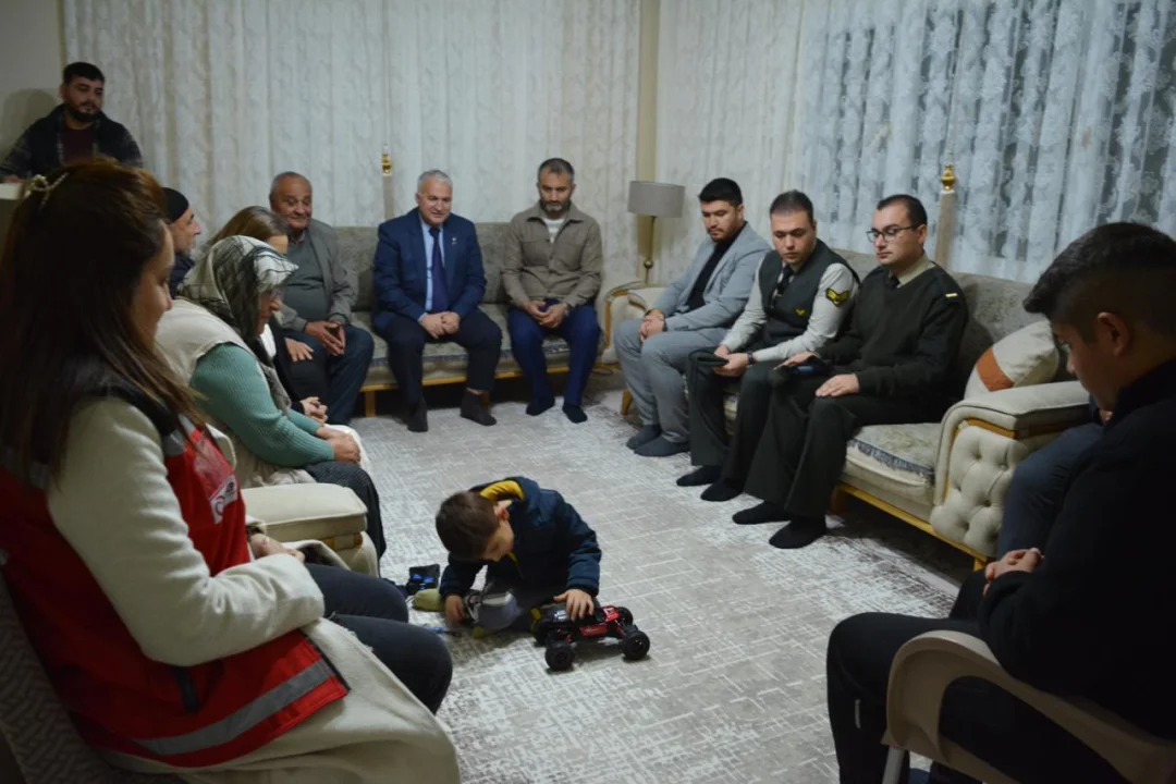 Şehit Ailesine Moral Ziyareti: Kurtyemez’den Destek Mesajı