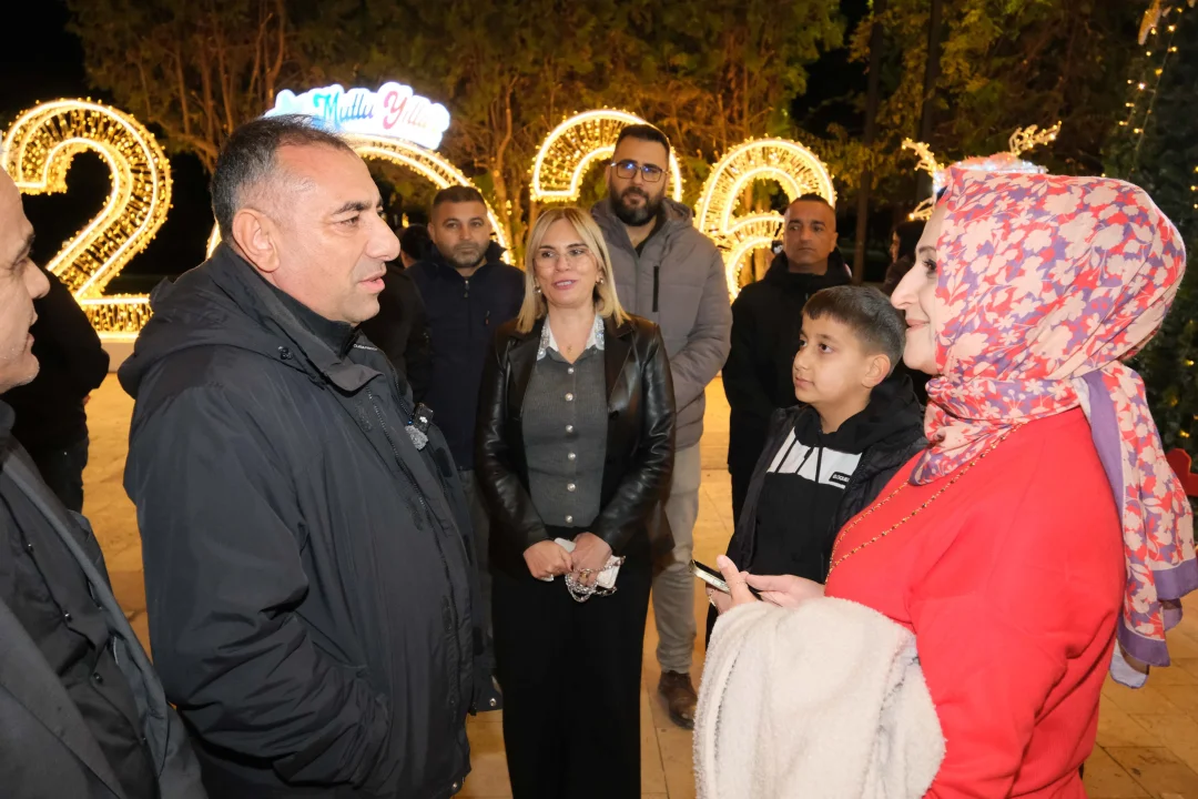 Adana’da Yeni Yıl Coşkusu: 10 Farklı Noktada Işık Gösterisi!