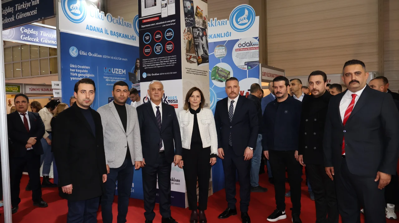 “Kalem Kılıçtan Keskin”: MHP Heyeti Çukurova Kitap Fuarı’nda