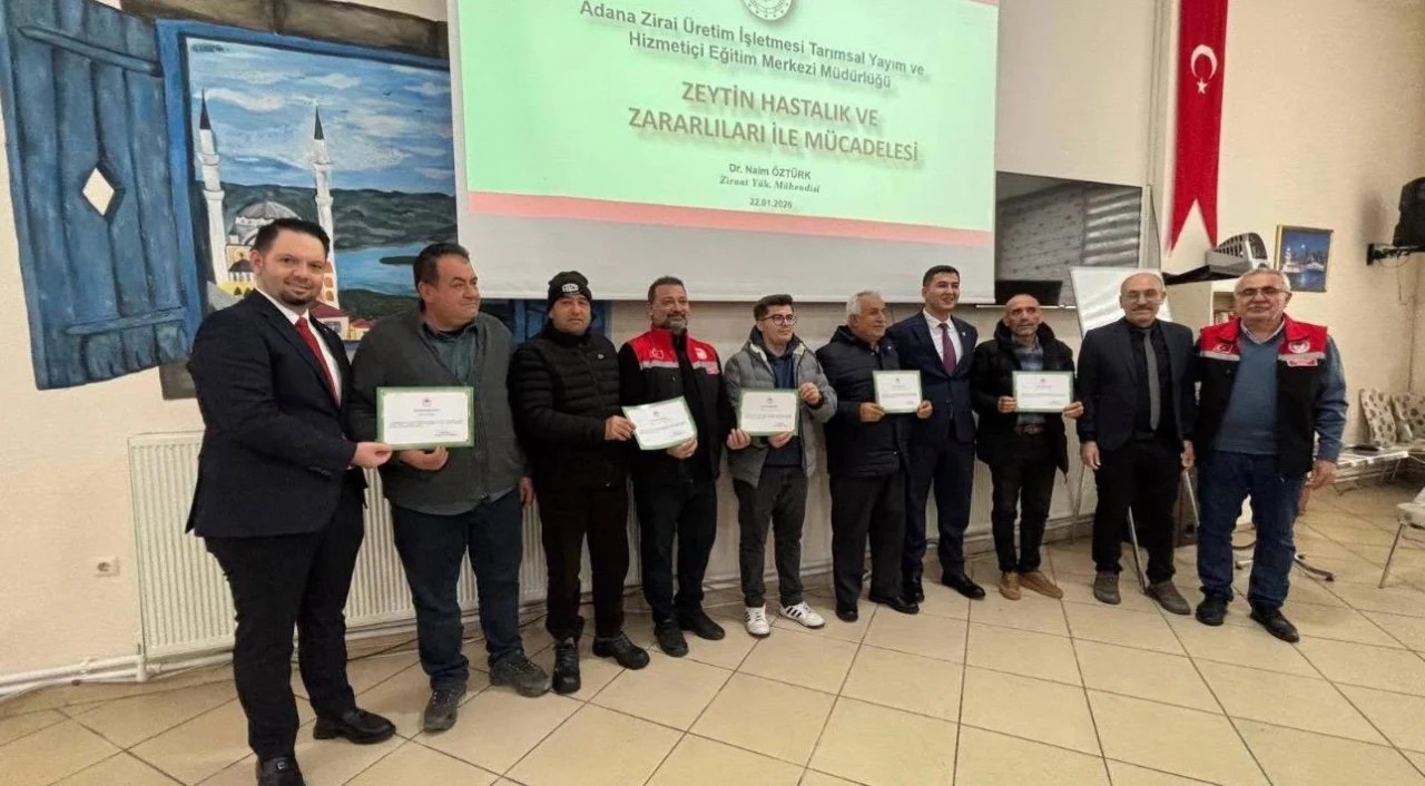 TAYEM Destekli Zeytin Budama Eğitimi Ermenek’te Sona Erdi