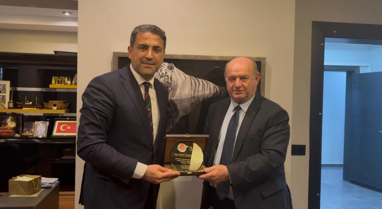 ÇGC’den Hasan Berzan Toprak’a Anlamlı Plaket